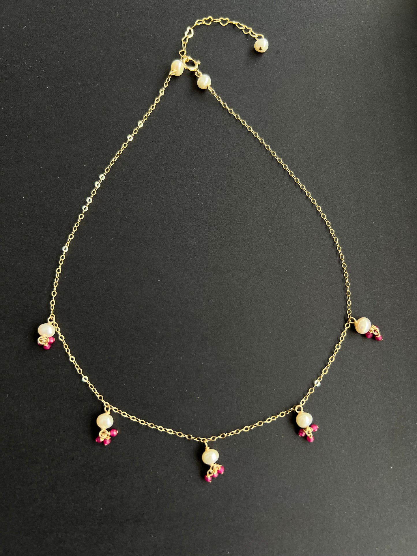 Gemstones & Pearls Symphony Necklace